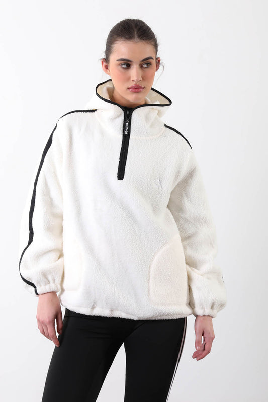 The Echo Fleece in White