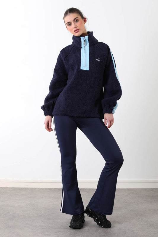 Horizon Fleece in navy/blue Contrast
