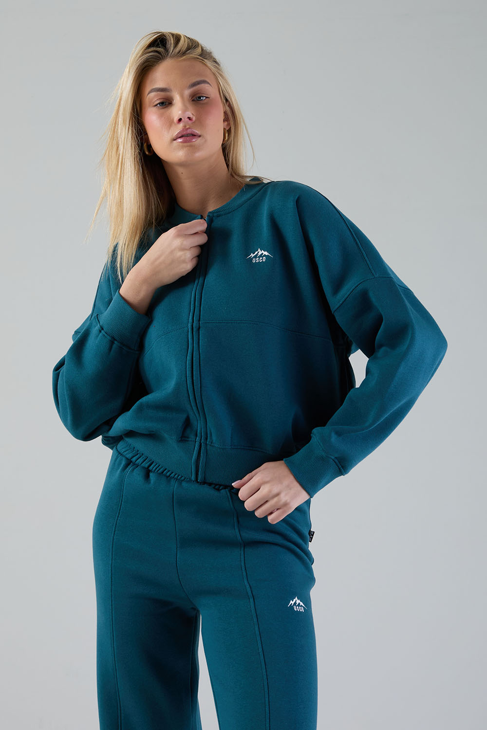 The Apex Tracksuit in Teal