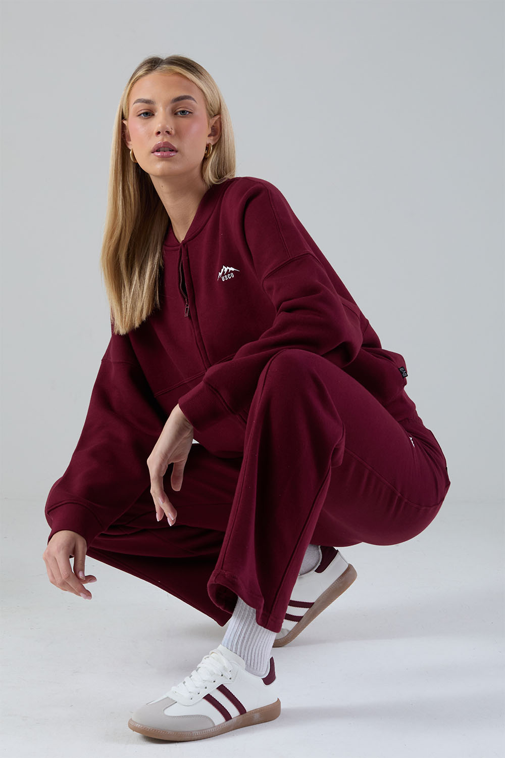 The Apex Tracksuit in Wine
