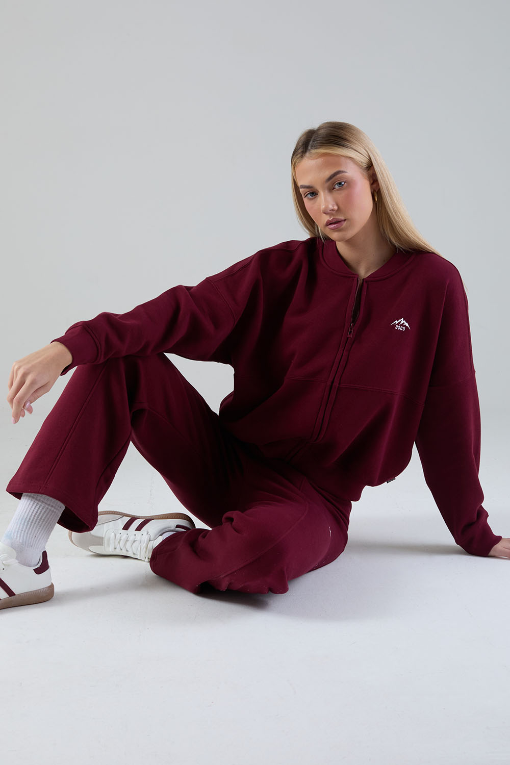 The Apex Tracksuit in Wine