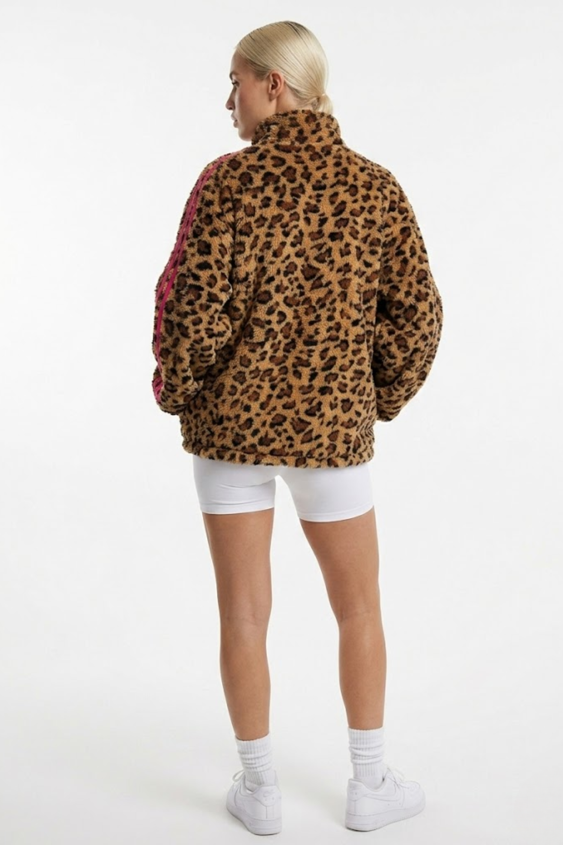 THE VECTOR FLEECE IN HOT PINK LEOPARD