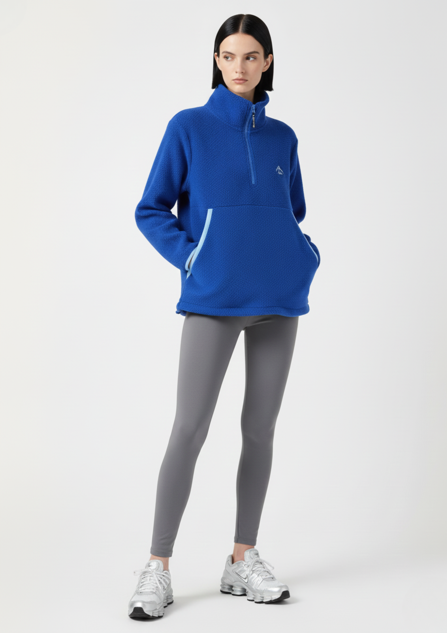 The Nexus Fleece in Cobalt Contrast