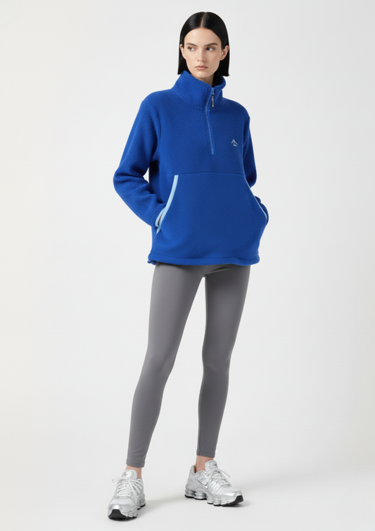The Nexus Fleece in Cobalt Contrast