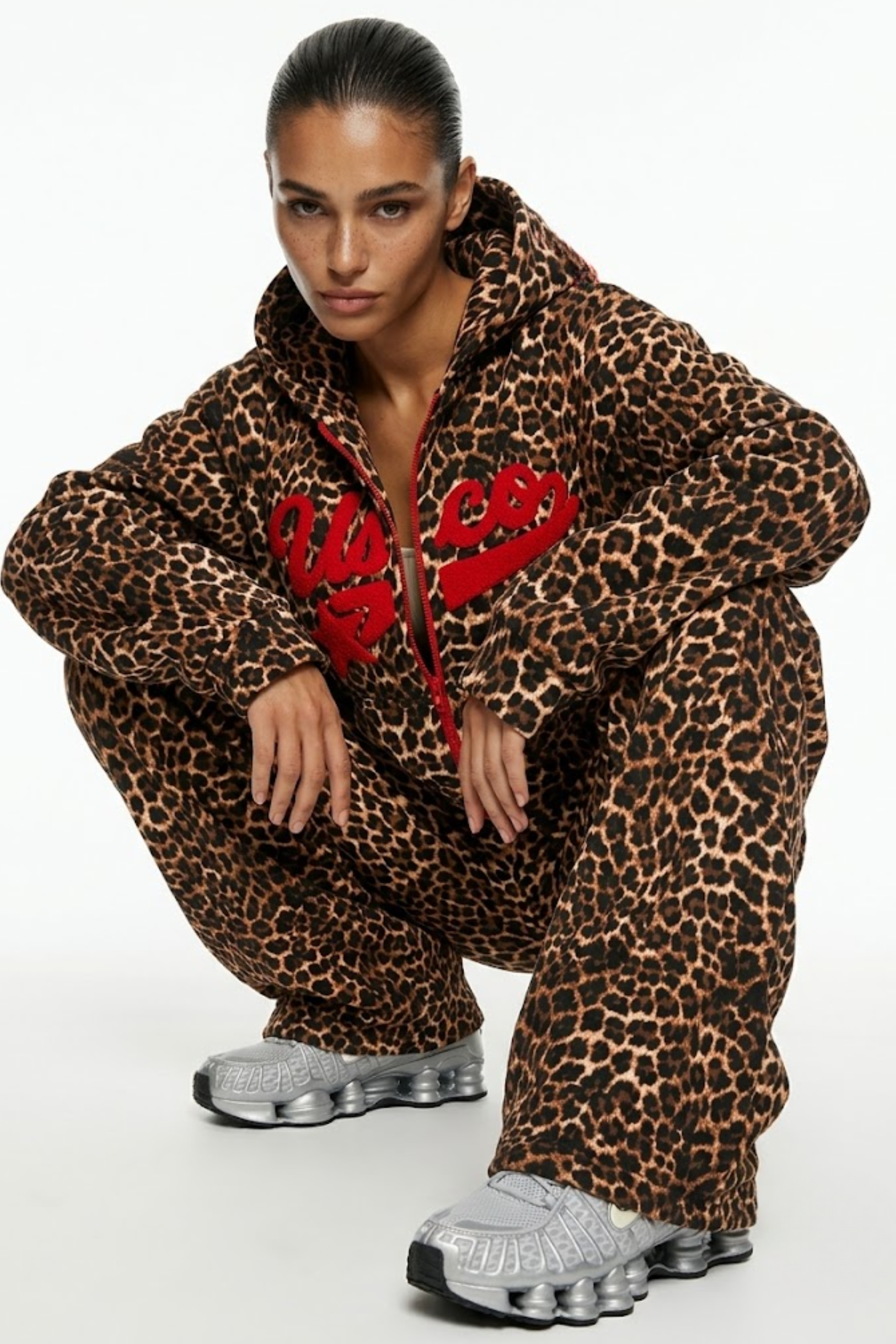 THE STARGAZER TRACKSUIT IN LEOPARD PRINT