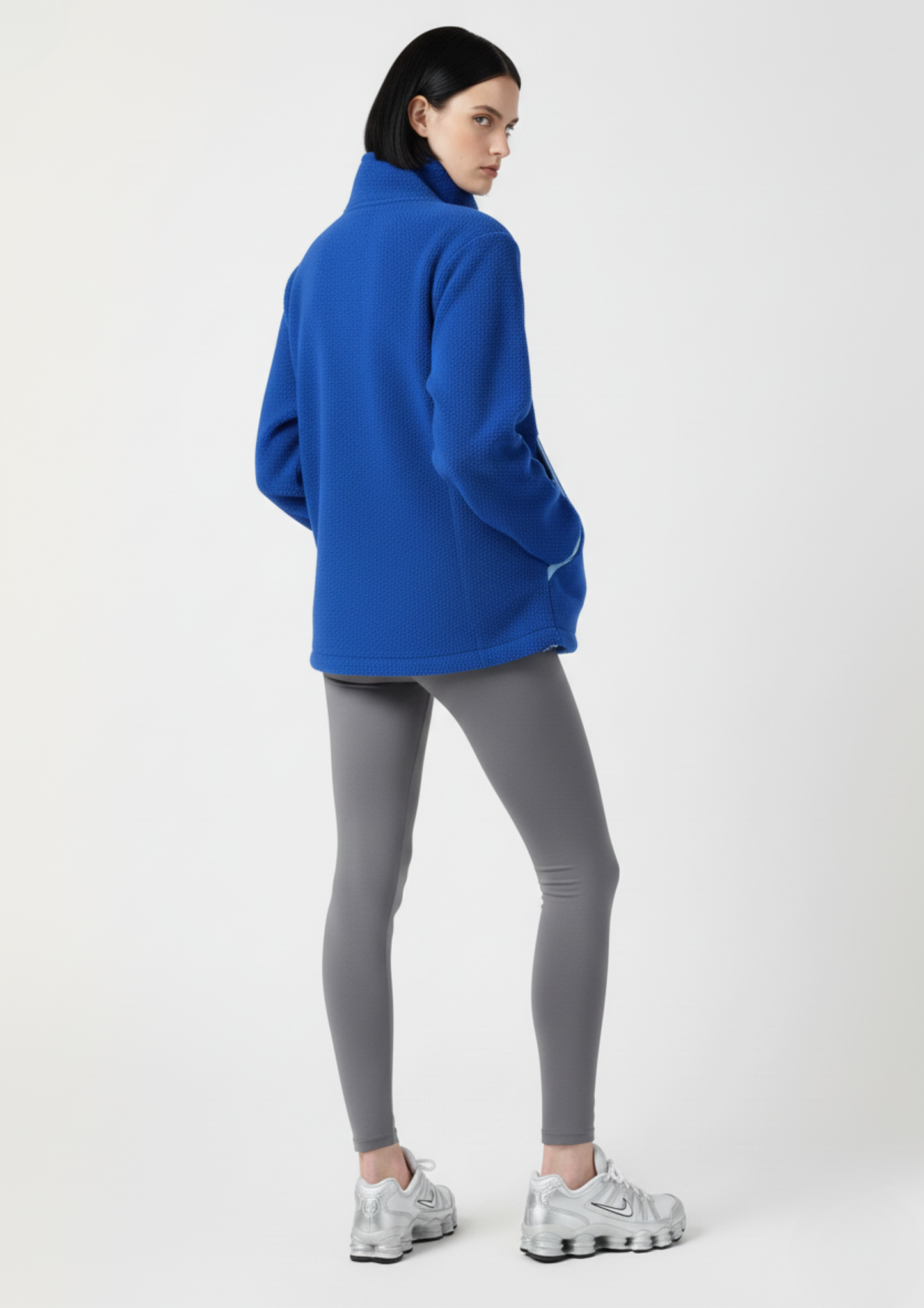 The Nexus Fleece in Cobalt Contrast