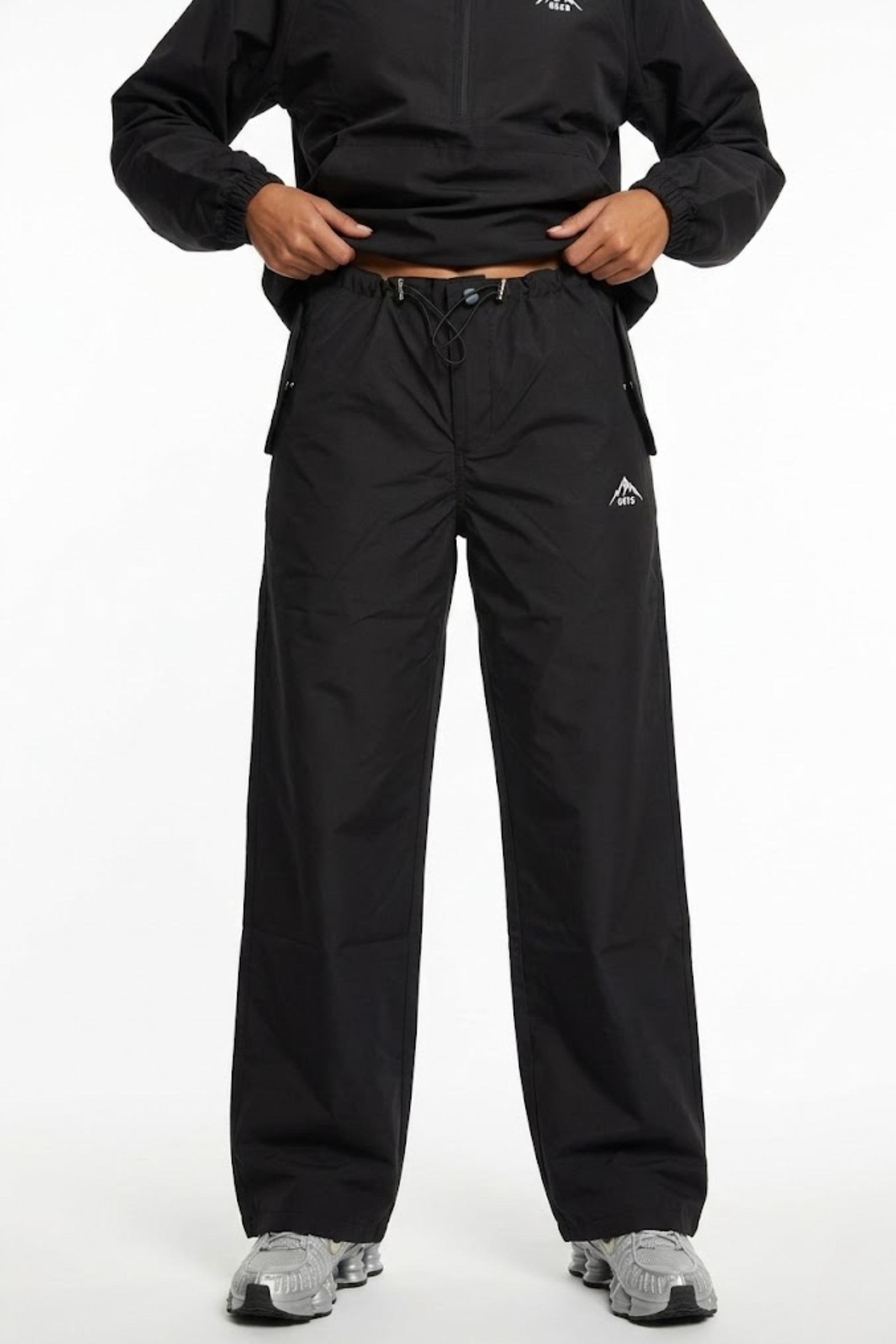 The Grid Tracksuit Trousers In Black