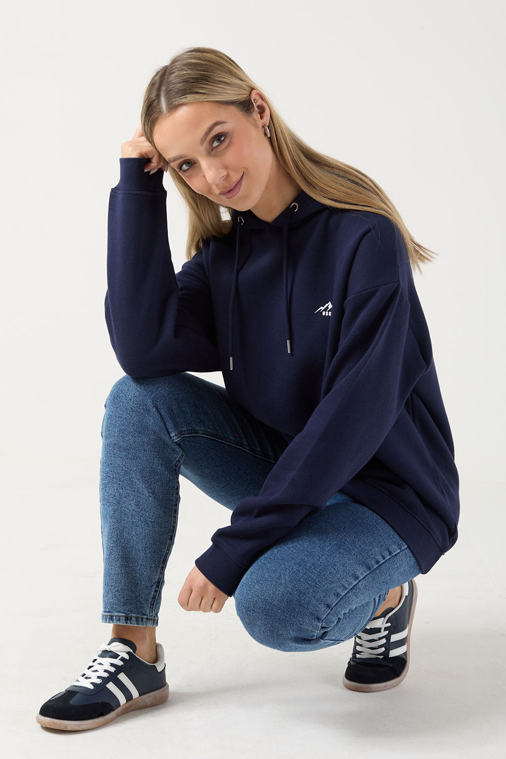 The Turas Hoodie in Navy