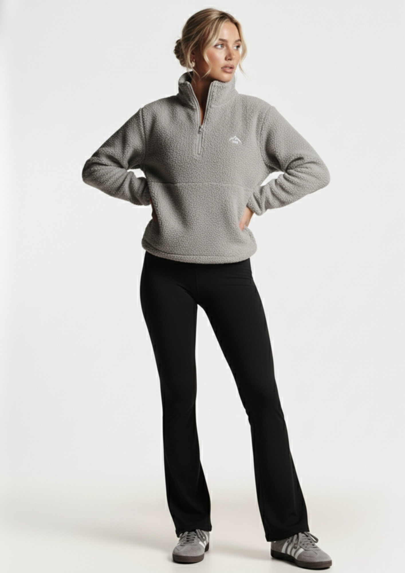 The Peak Fleece In Grey
