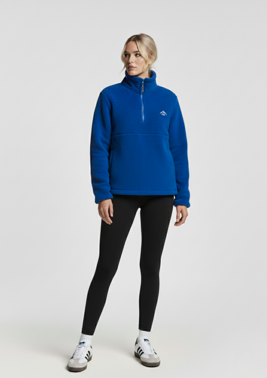 The Peak Fleece In Royal Blue