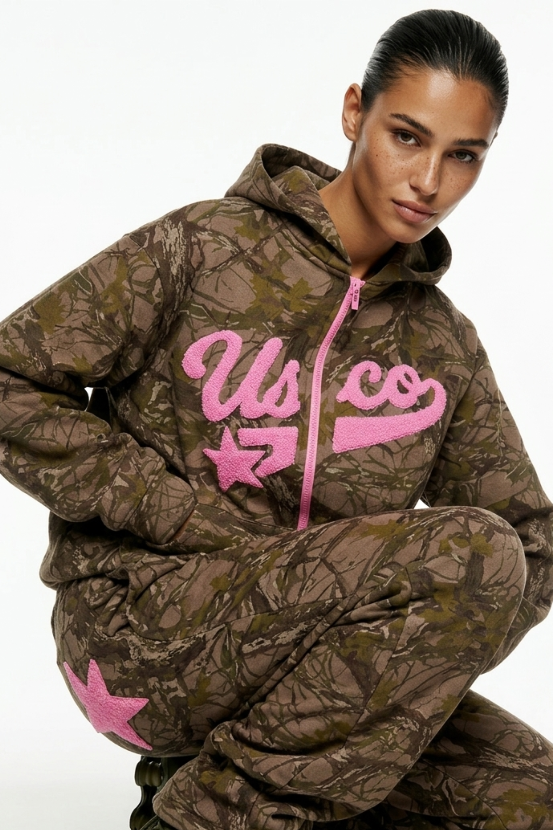 THE STARGAZER TRACKSUIT IN CAMO PRINT