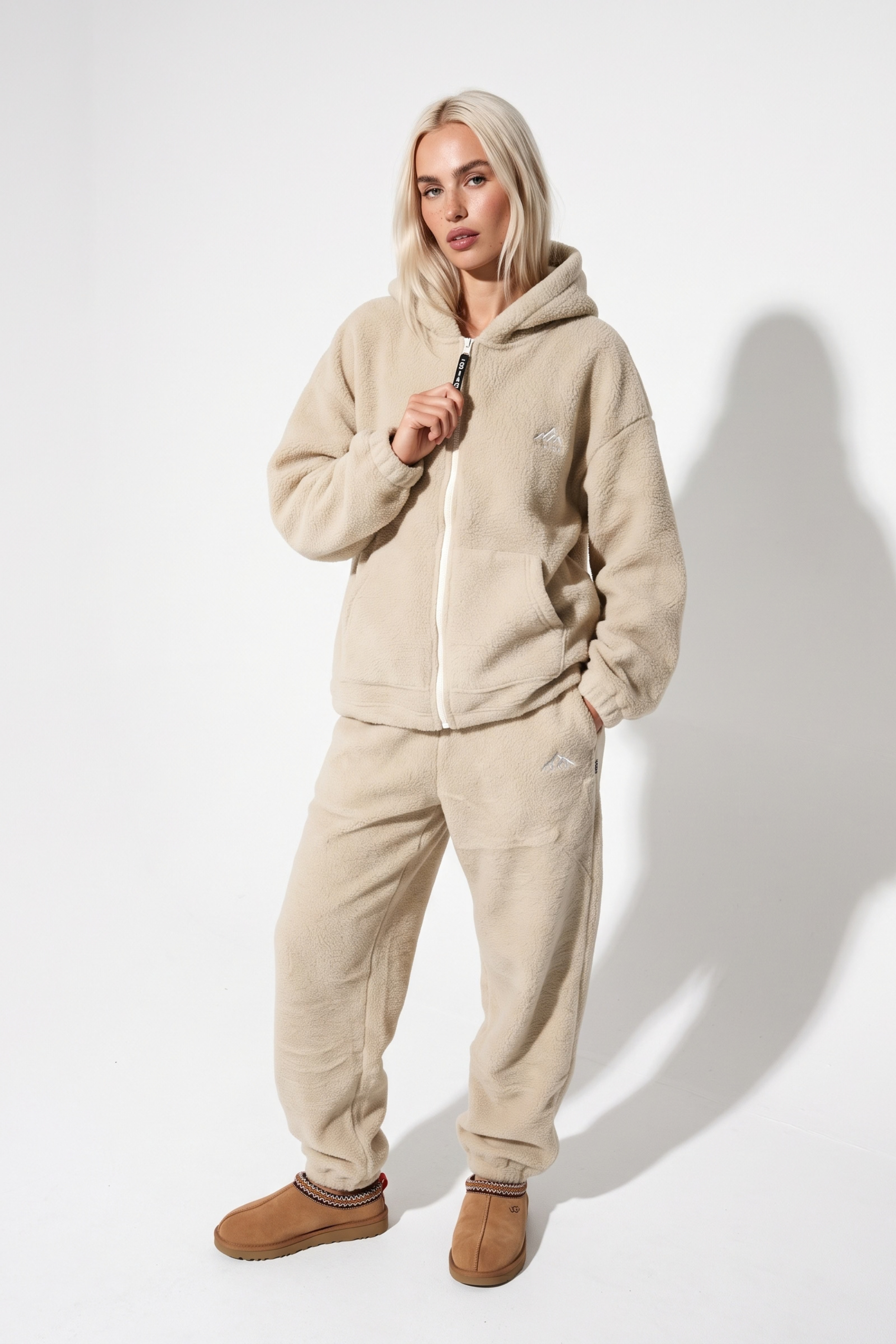 THE VAULT TEDDY TRACKSUIT IN OAT