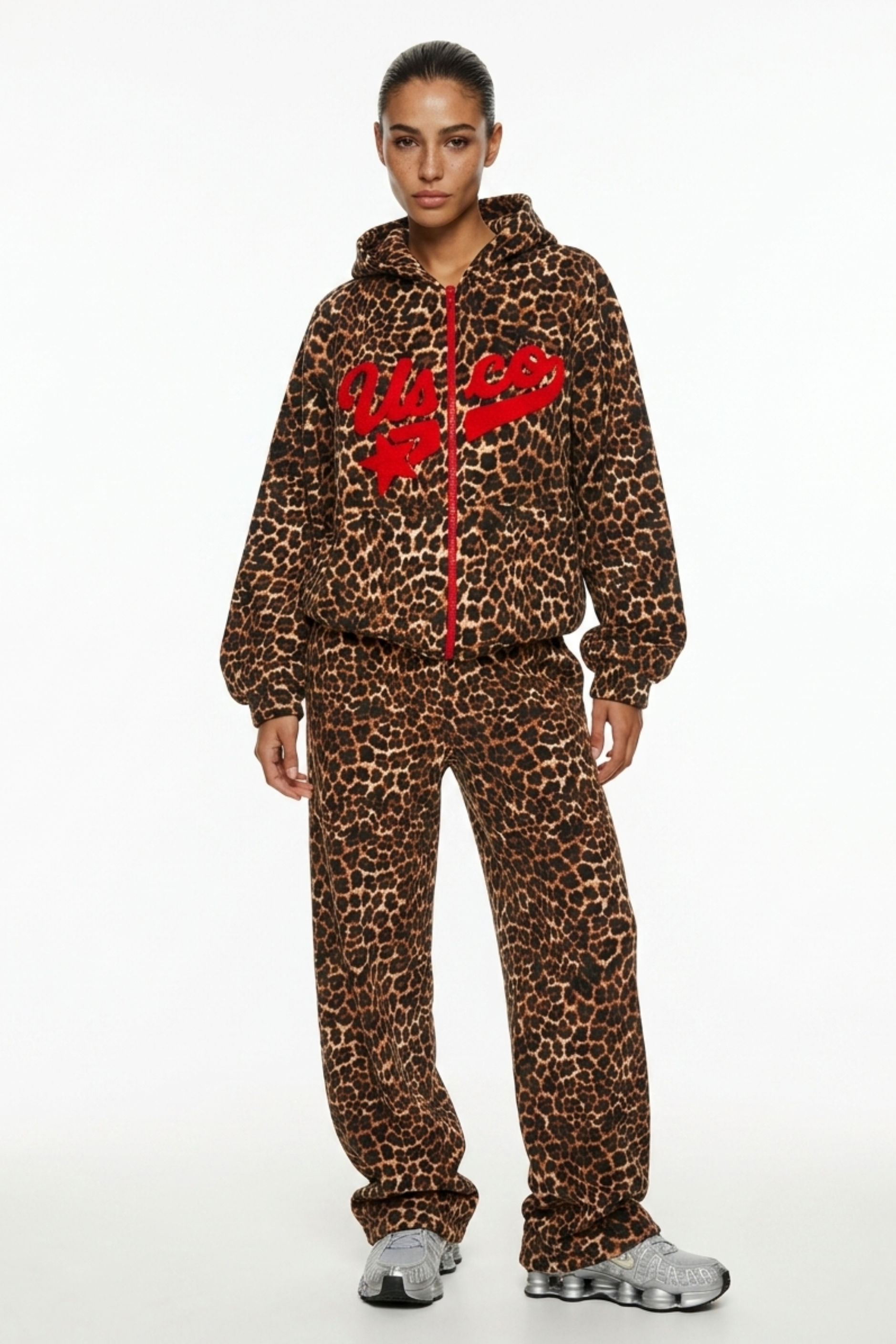 THE STARGAZER TRACKSUIT IN LEOPARD PRINT