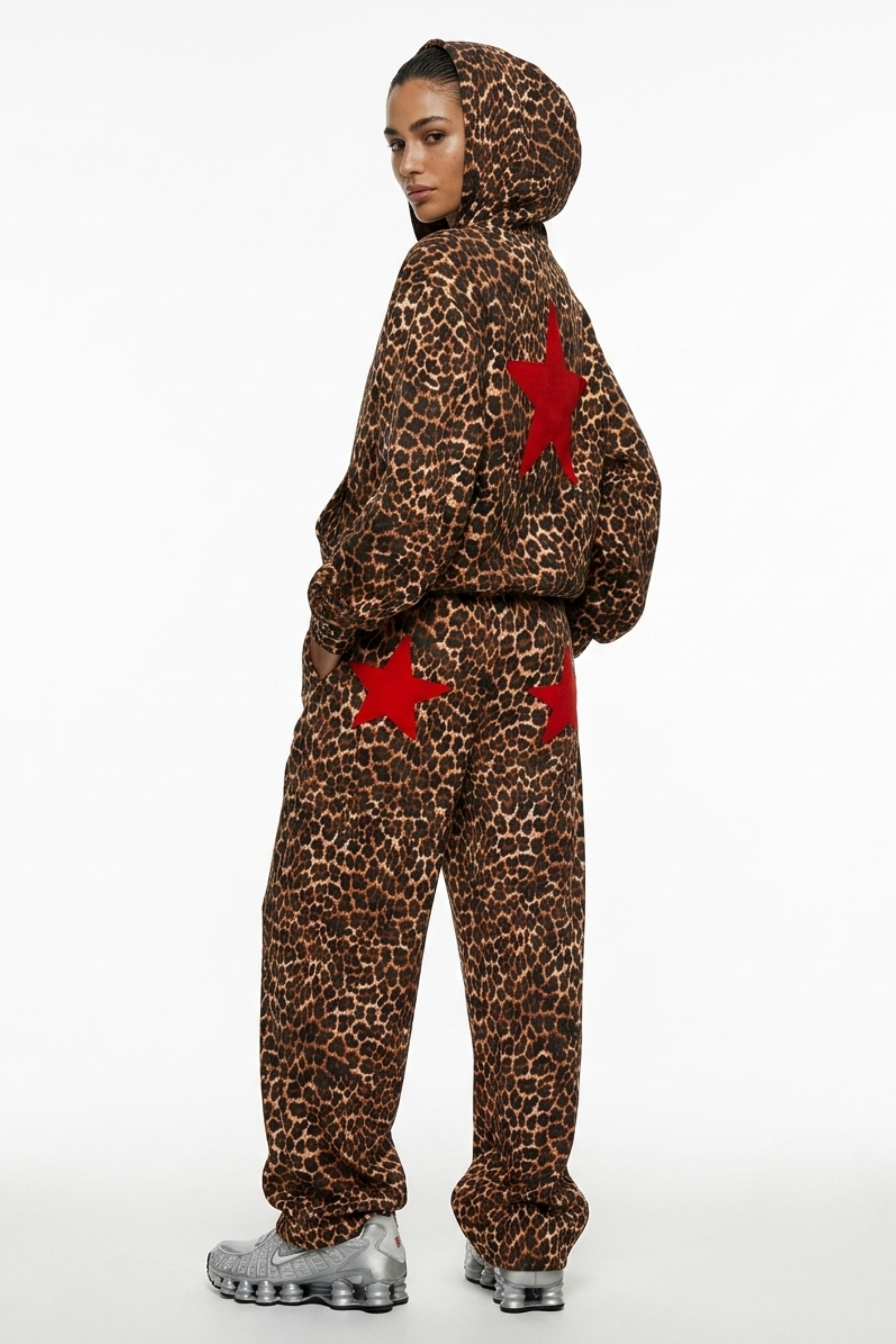 THE STARGAZER TRACKSUIT IN LEOPARD PRINT