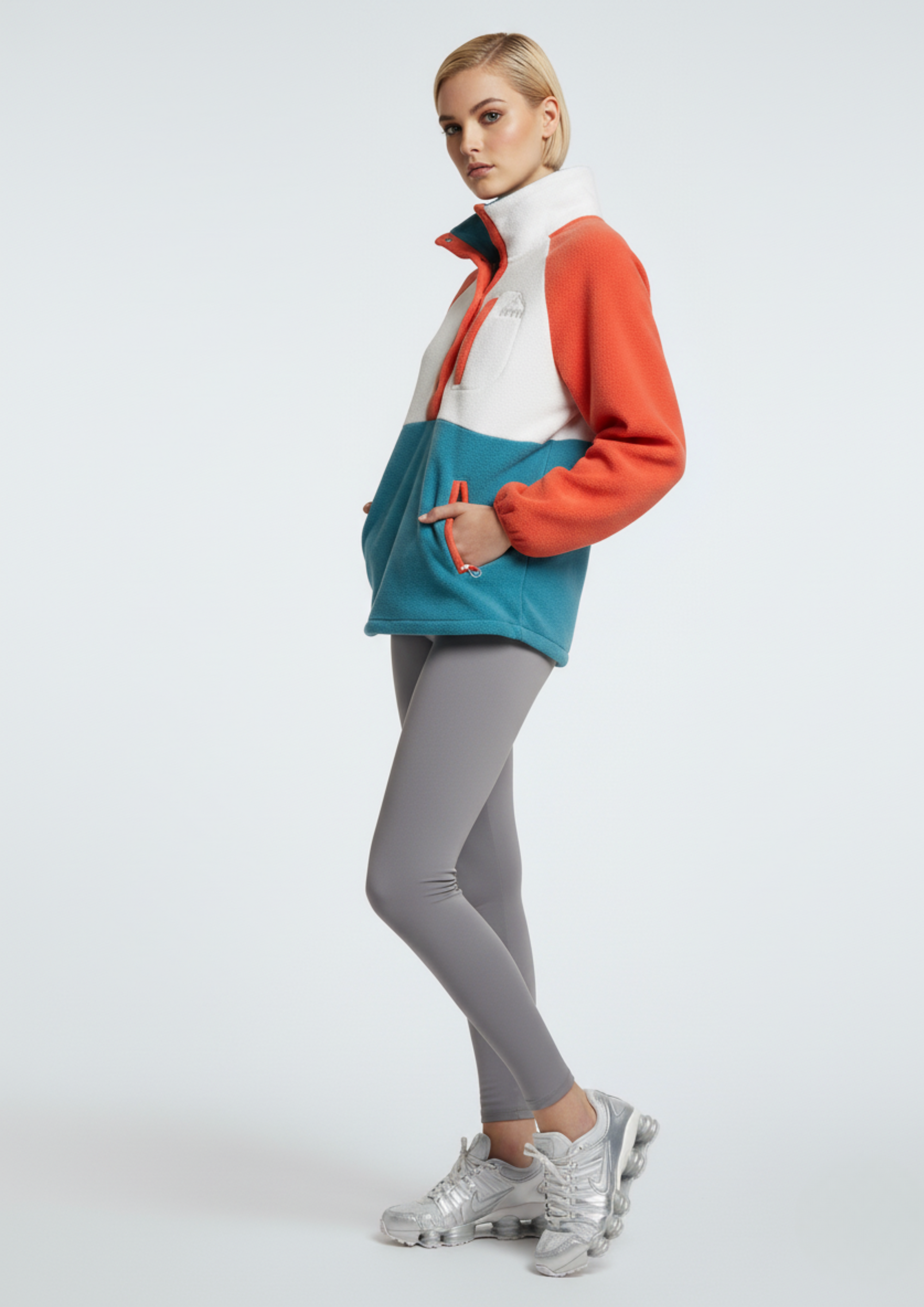 The Alpine Fleece In Coral