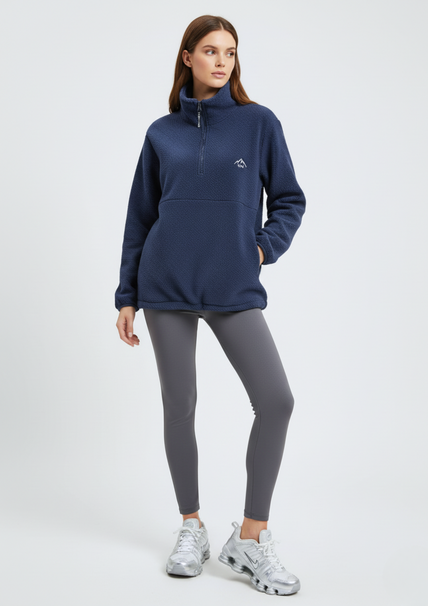 The Peak Fleece In Navy