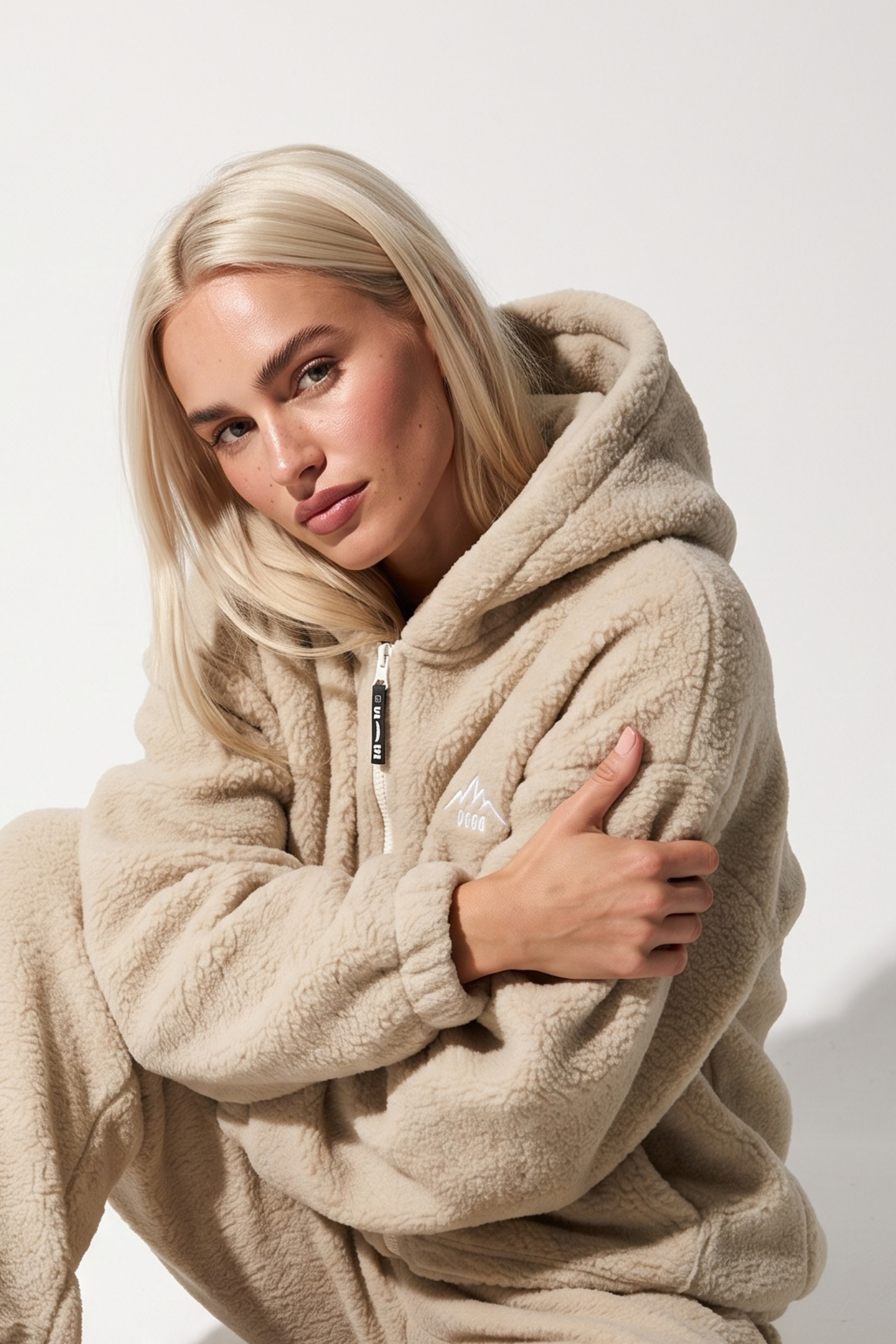 THE VAULT TEDDY TRACKSUIT IN OAT