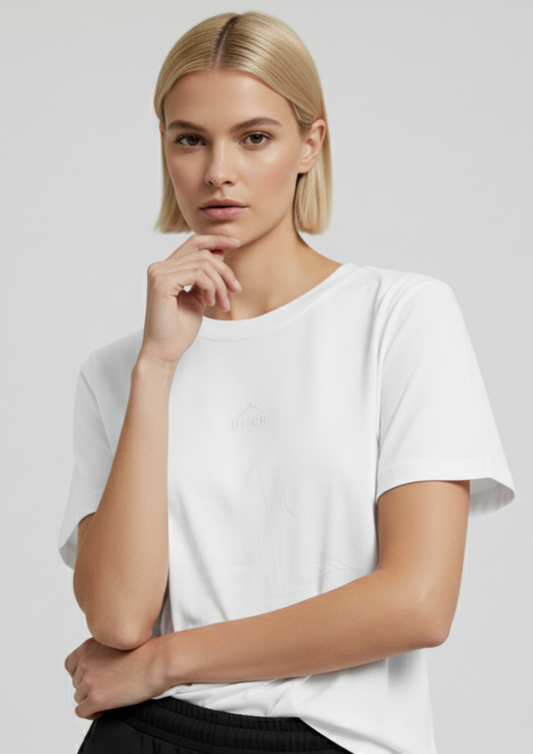 Core Tee in White