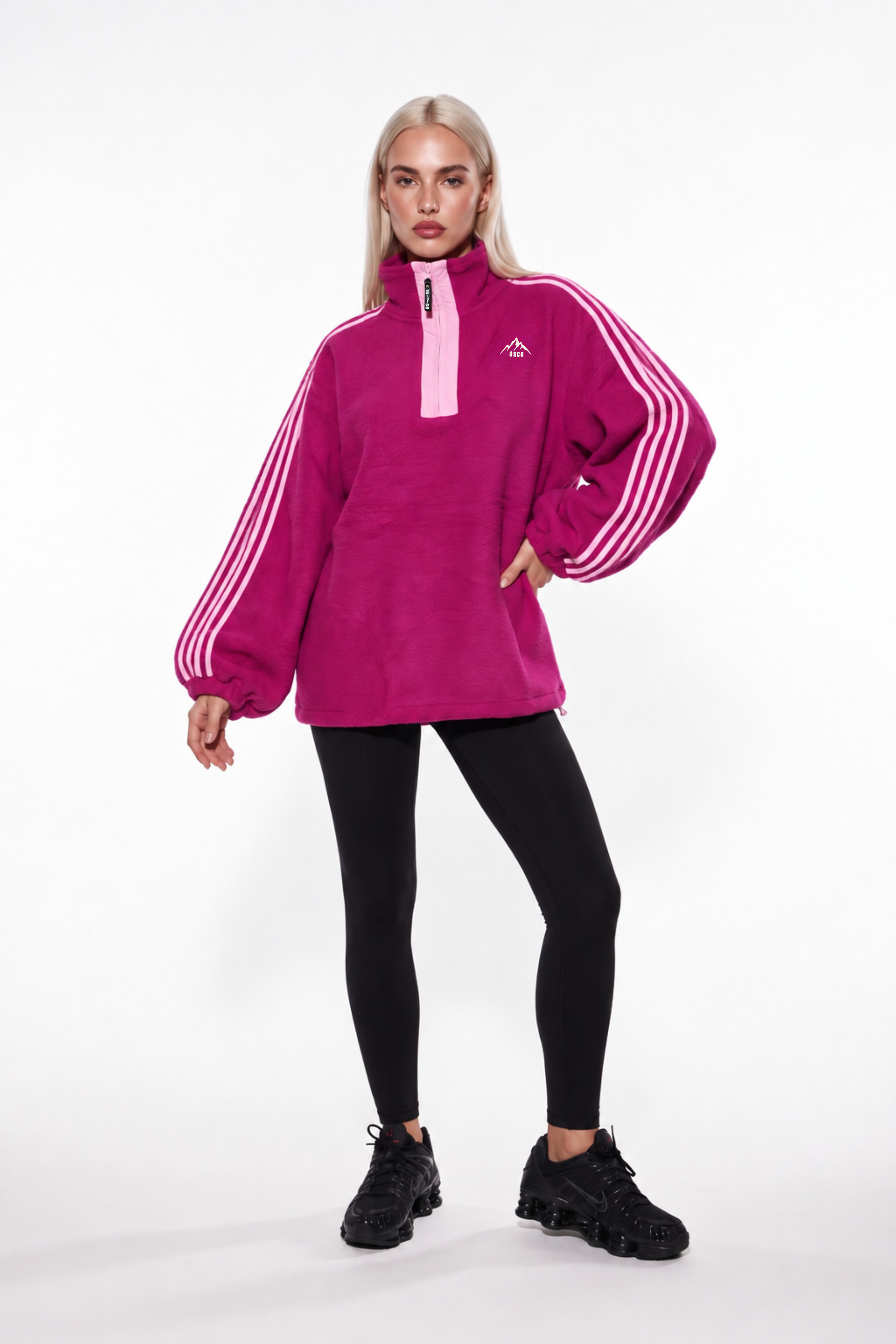 THE VECTOR FLEECE IN PINK