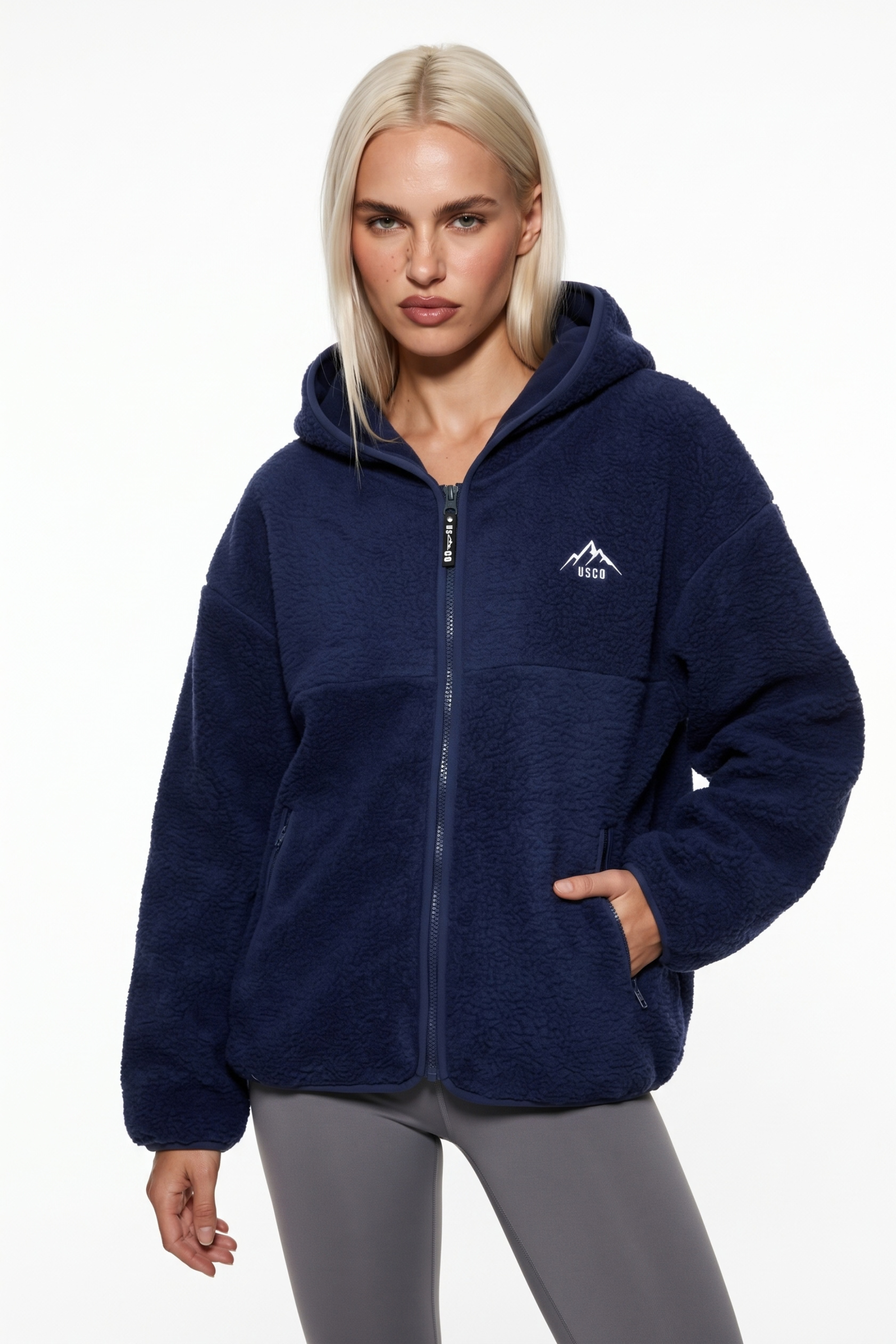 The Oslo Fleece in Navy