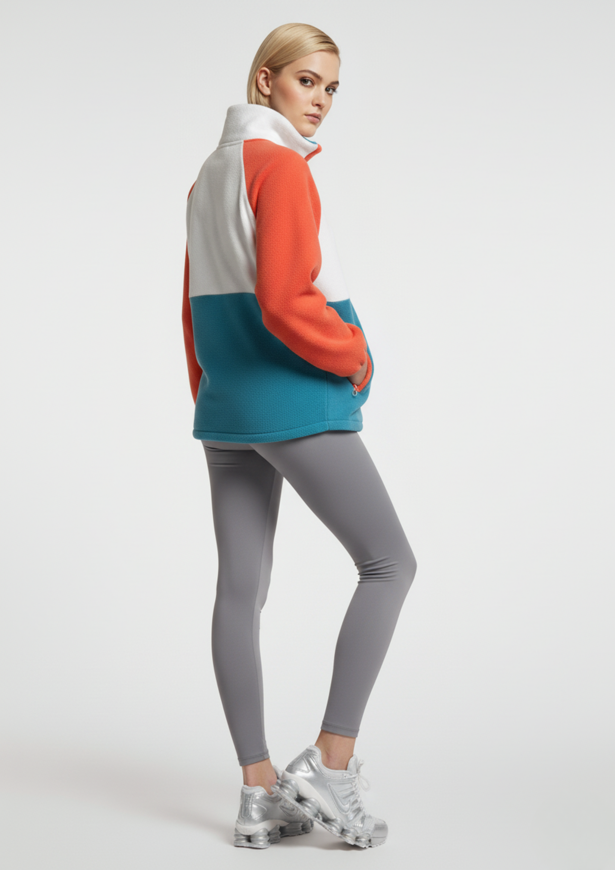 The Alpine Fleece In Coral