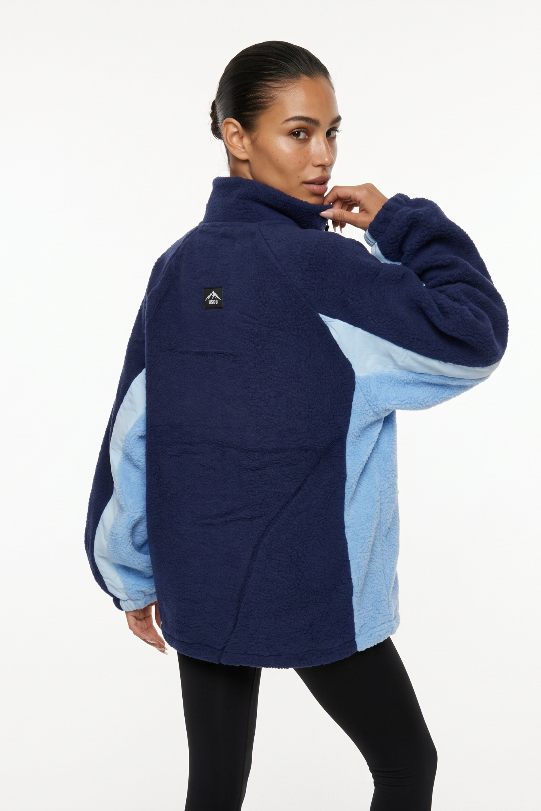 THE LUMI FULL-ZIP FLEECE IN NAVY