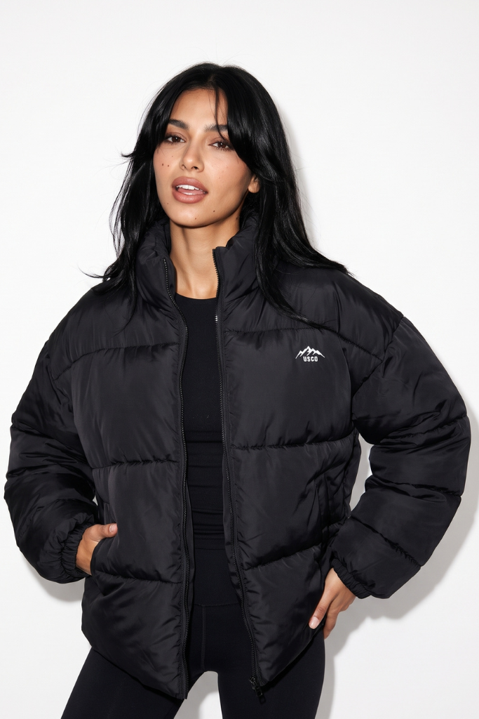 The ThermX Puffer Jacket in Black