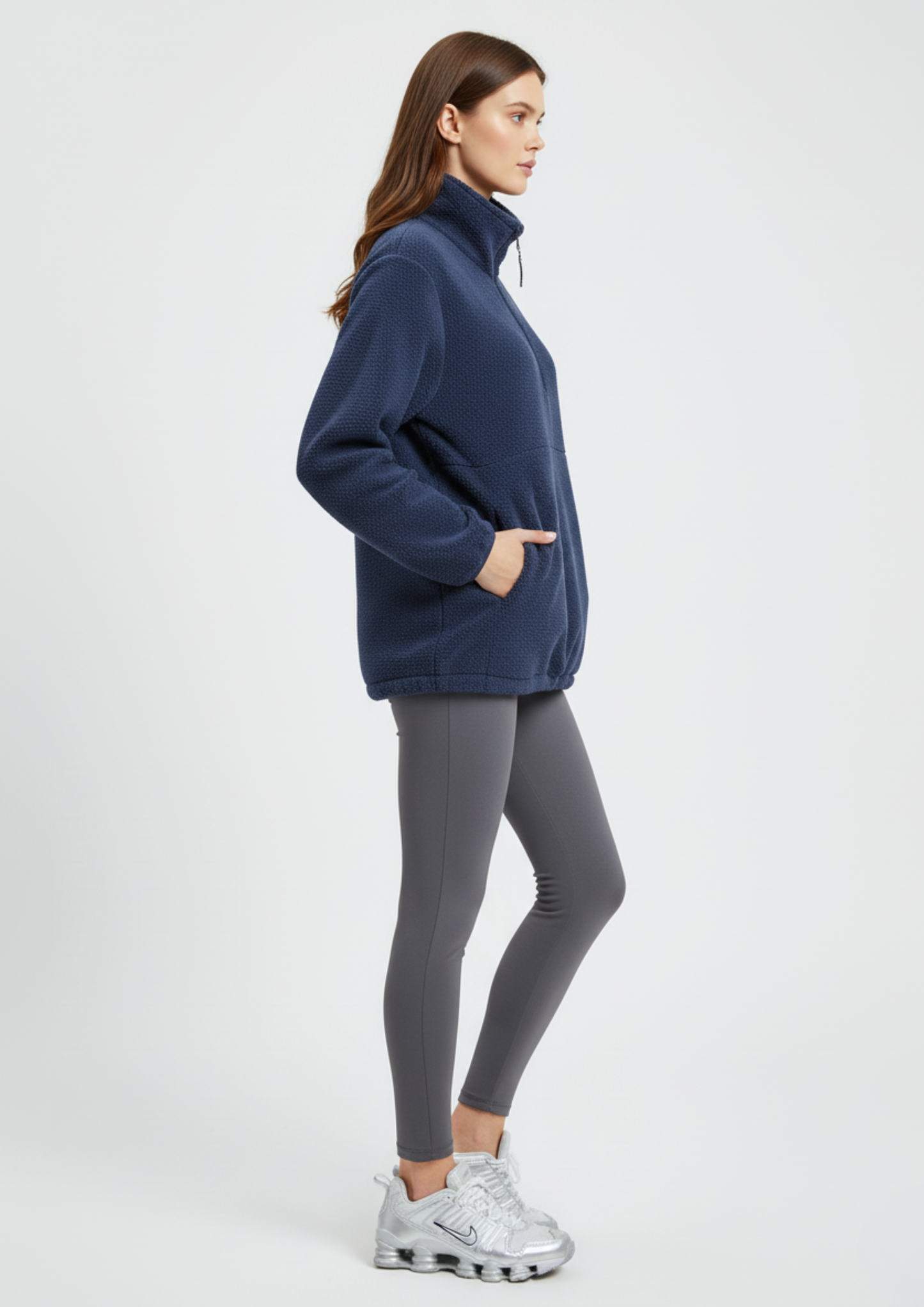The Peak Fleece In Navy