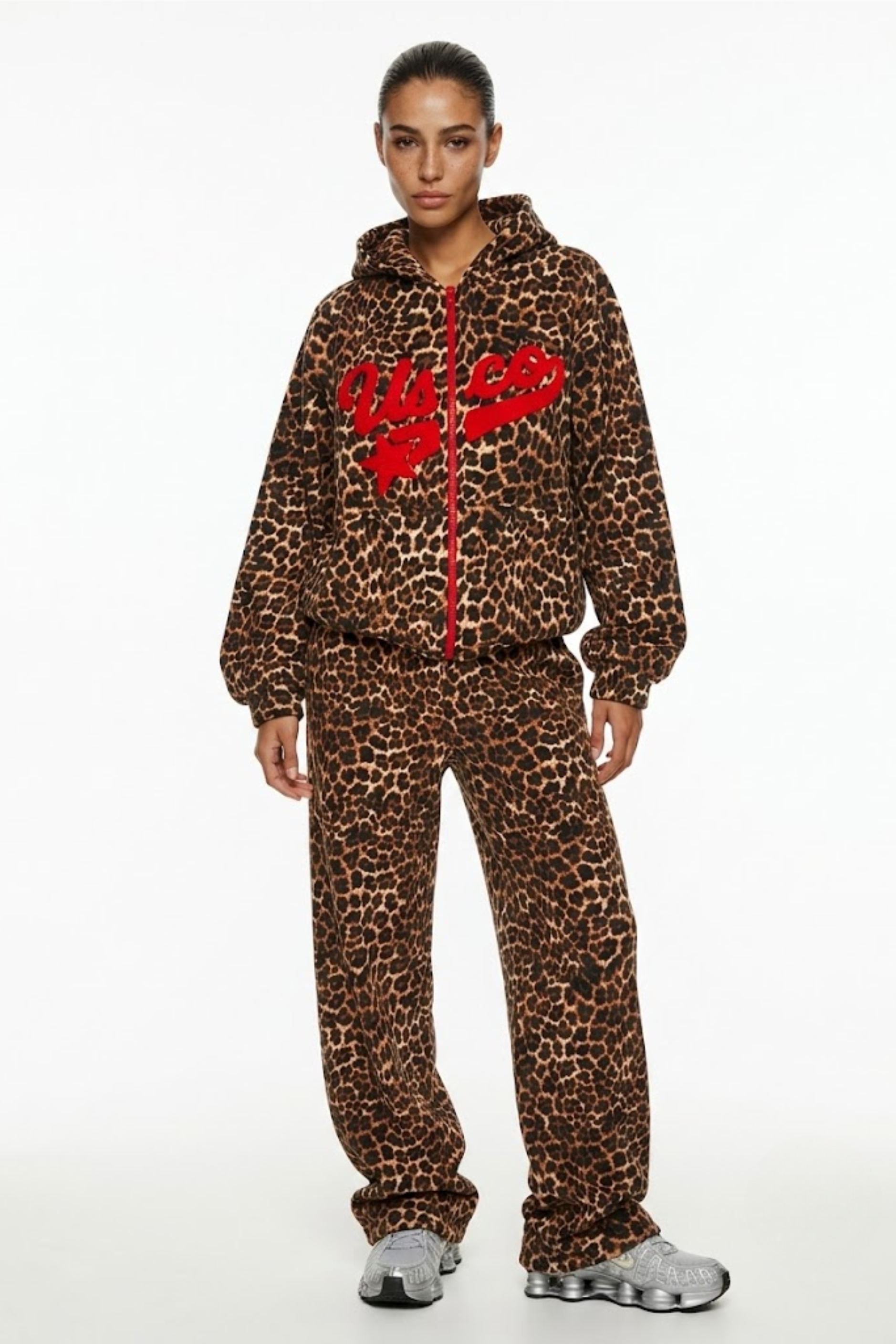 THE STARGAZER TRACKSUIT IN LEOPARD PRINT