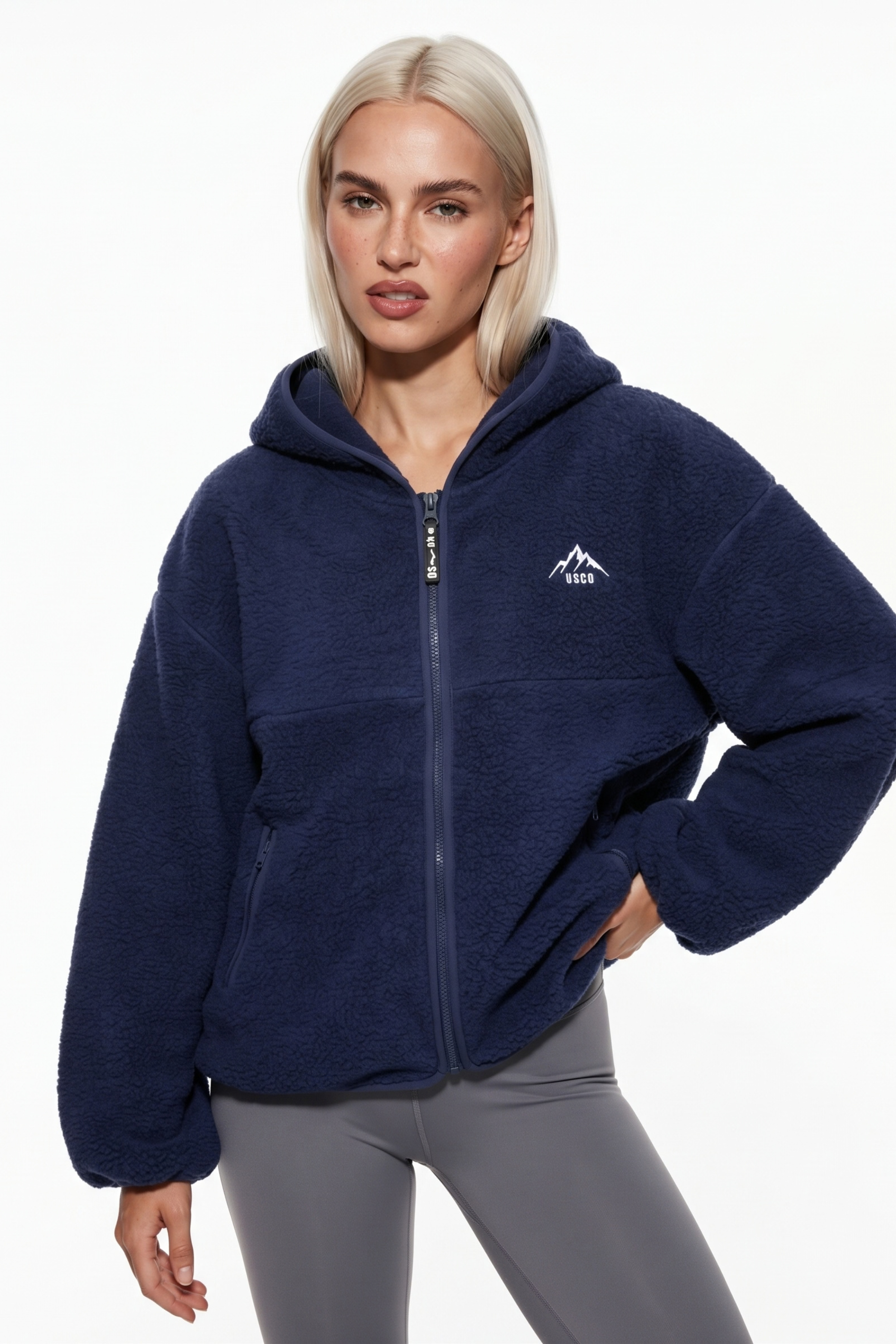 The Oslo Fleece in Navy