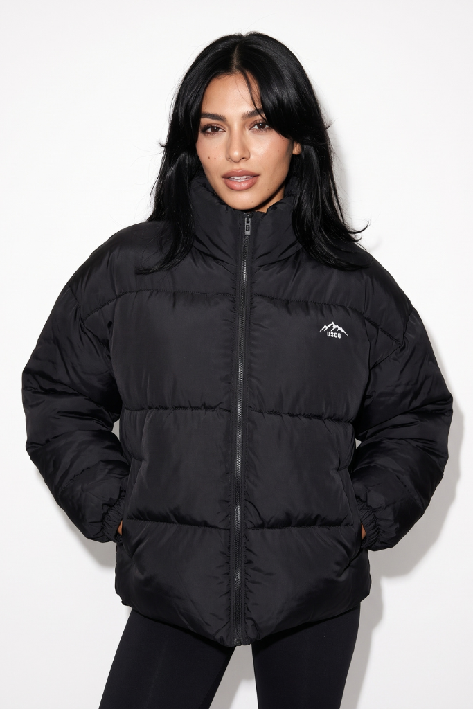 The ThermX Puffer Jacket in Black