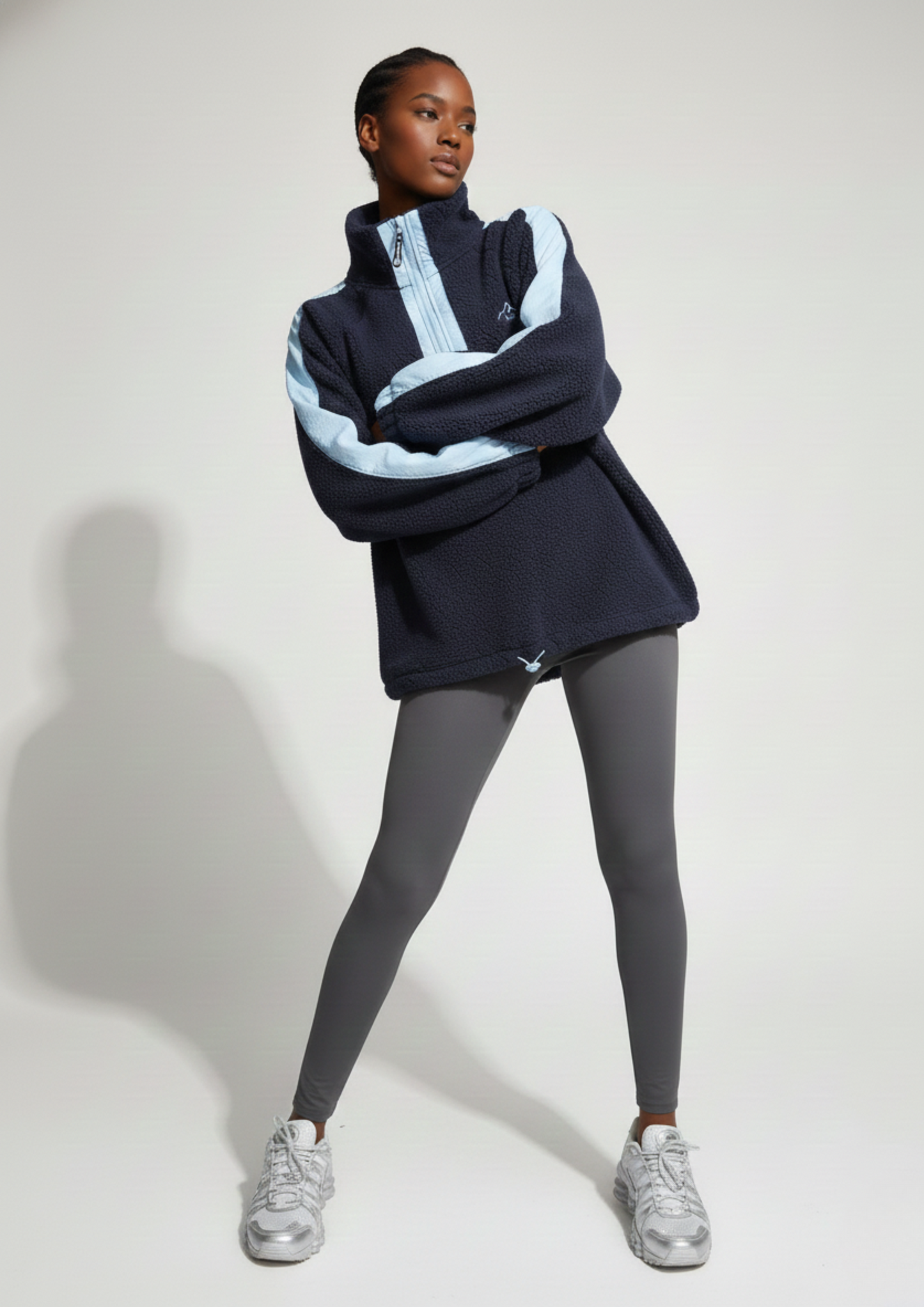 Horizon Fleece in Navy