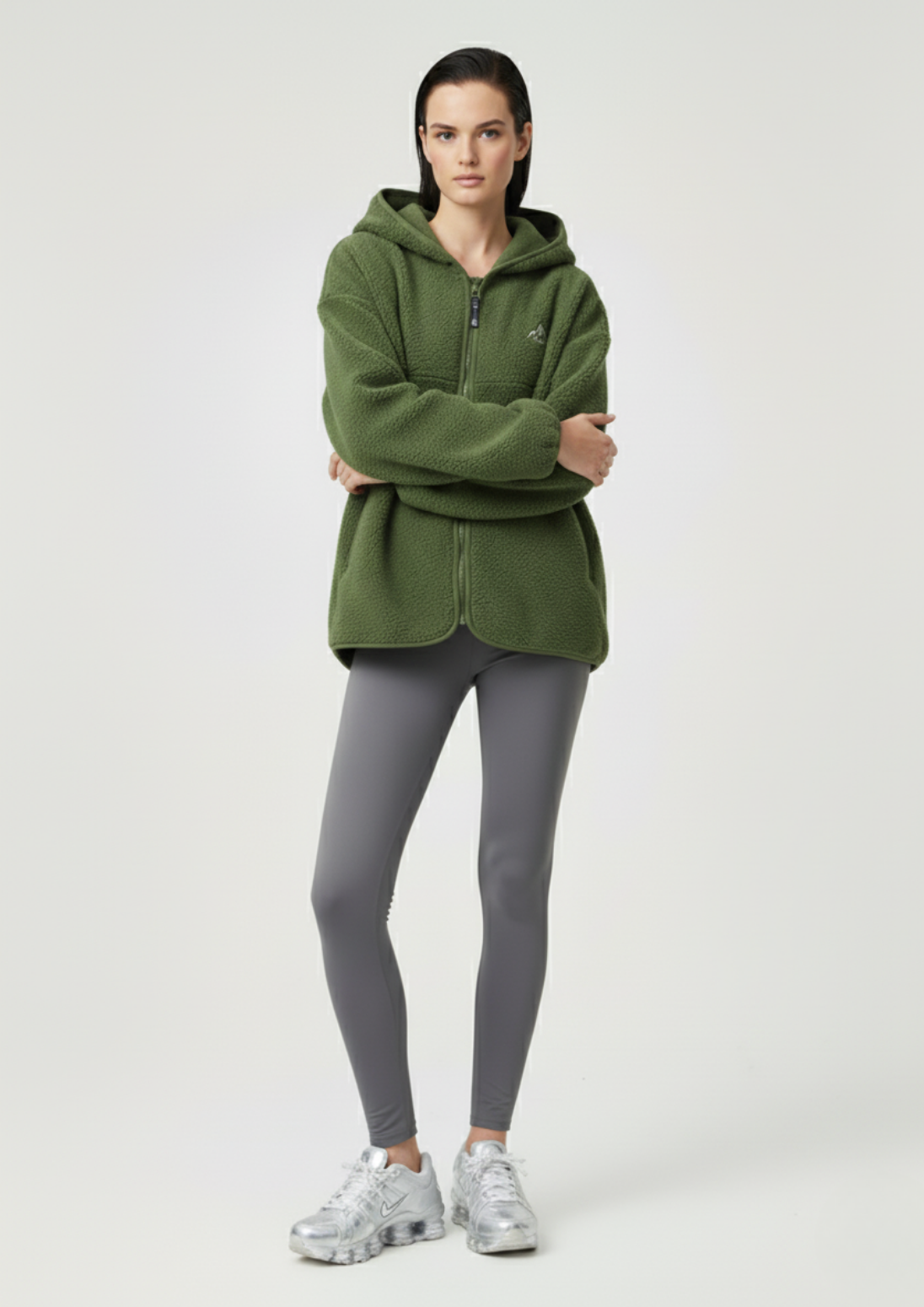 The Oslo Fleece in Khaki