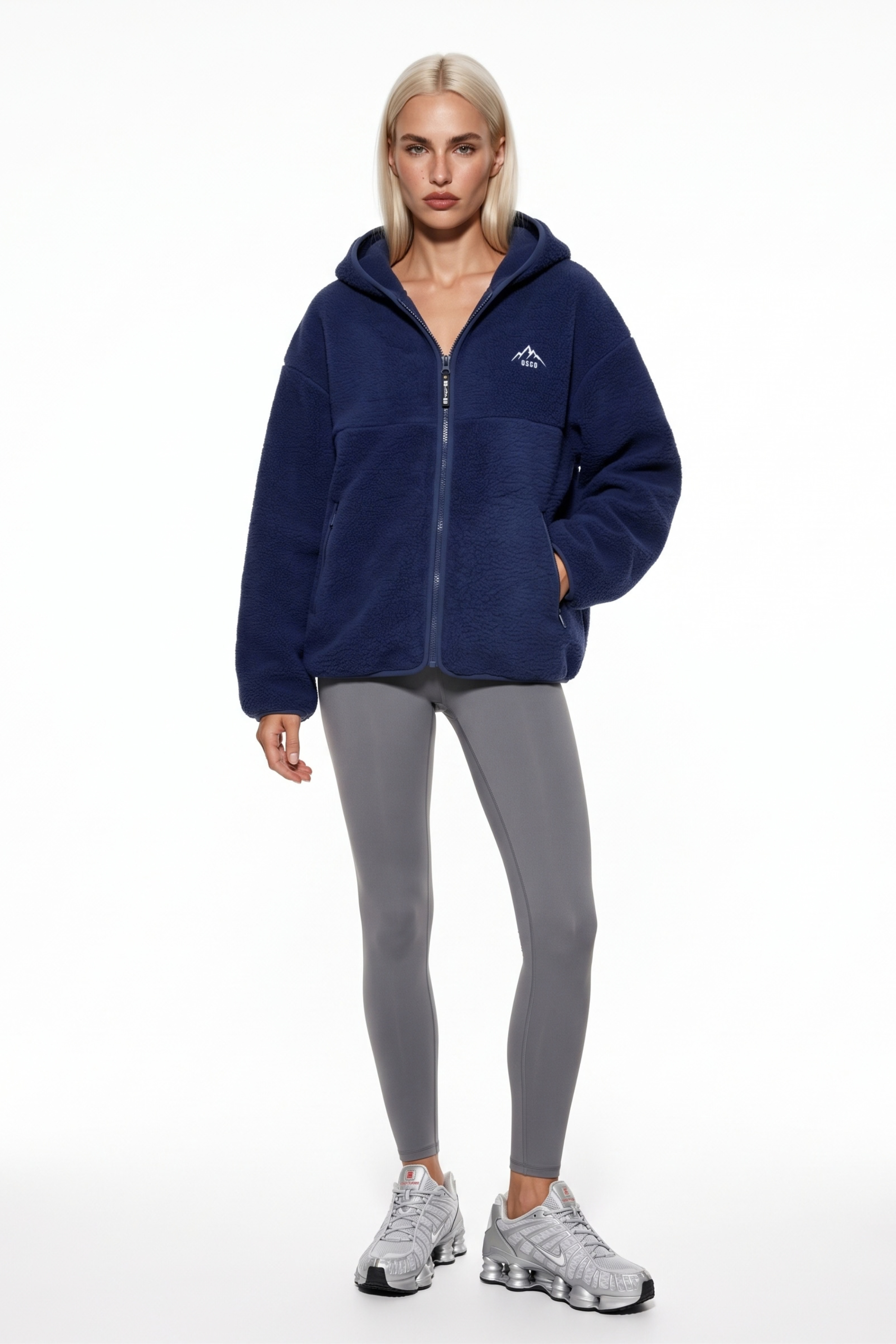The Oslo Fleece in Navy
