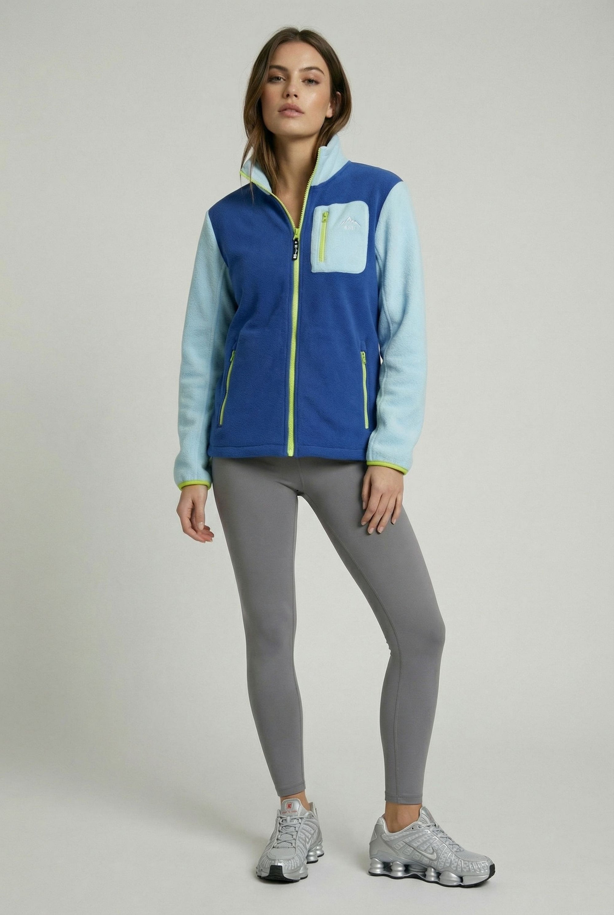 THE VOLT FULL ZIP FLEECE IN BLUE