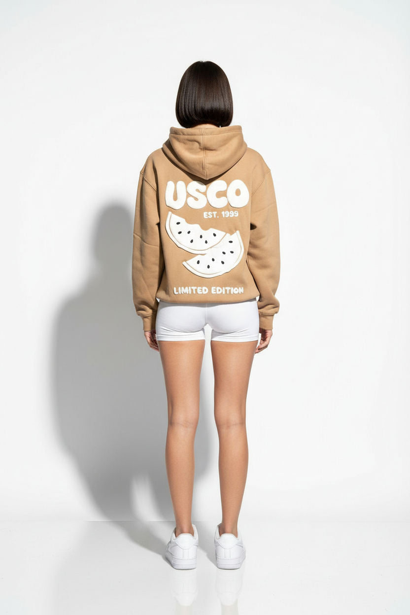 Limited edition - Cloud-99 Hoodie in Tan