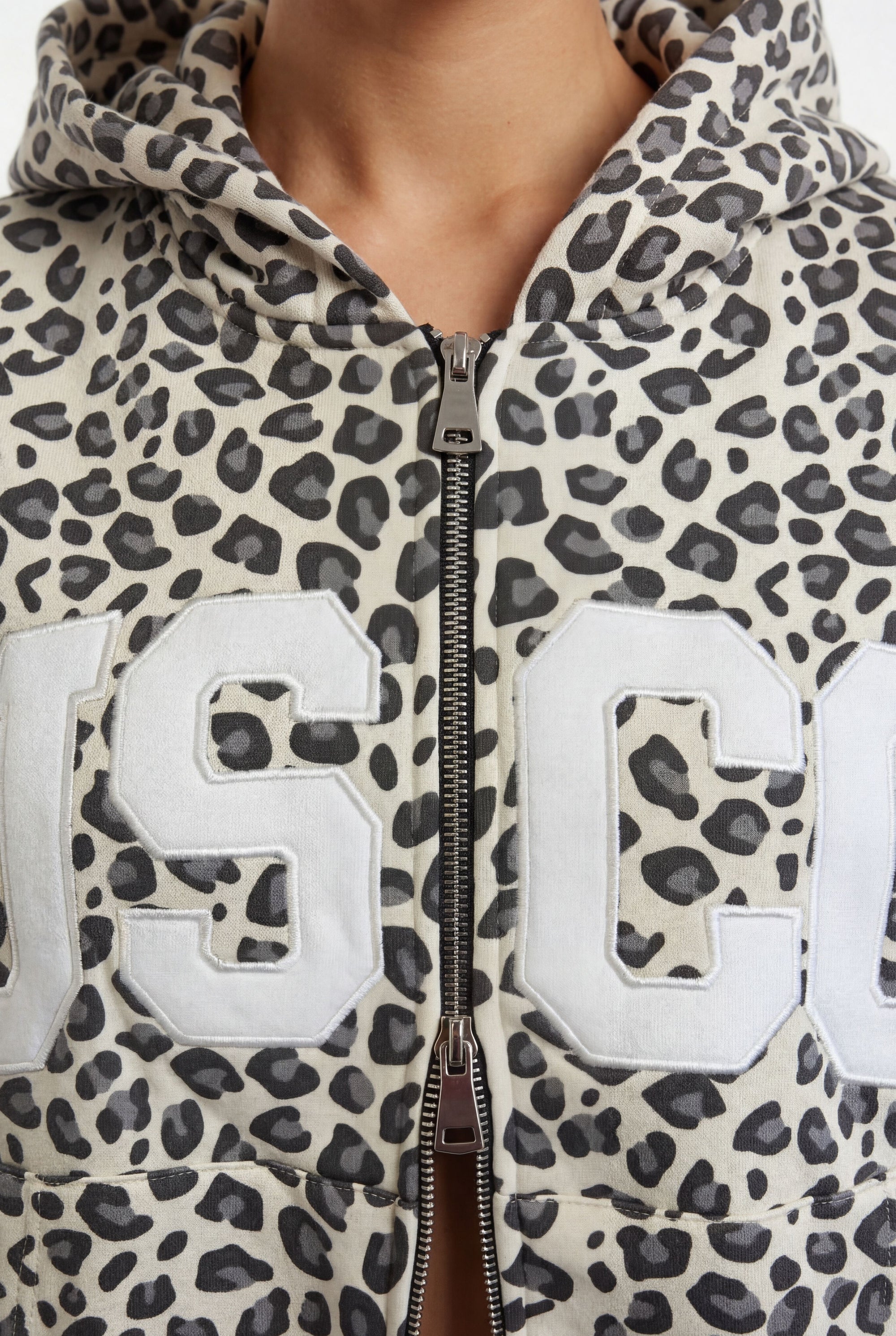 THE UNTAMED HOODIE IN LEOPARD