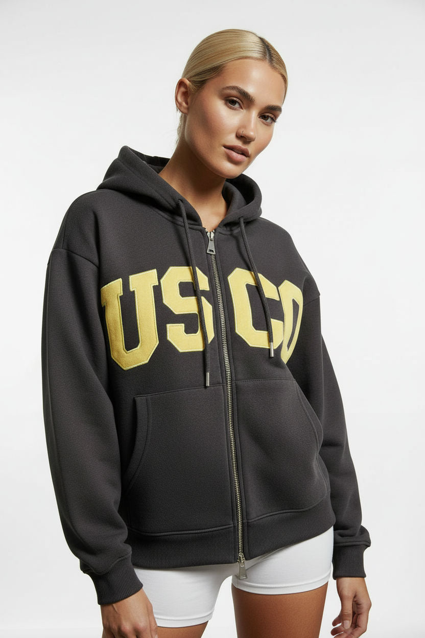 THE UNTAMED HOODIE IN SLATE GREY