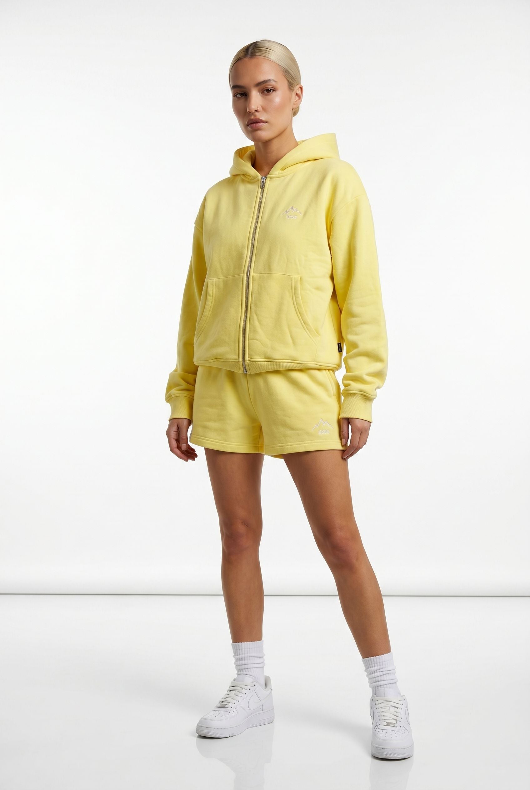 THE AURA SHORT SET IN YELLOW