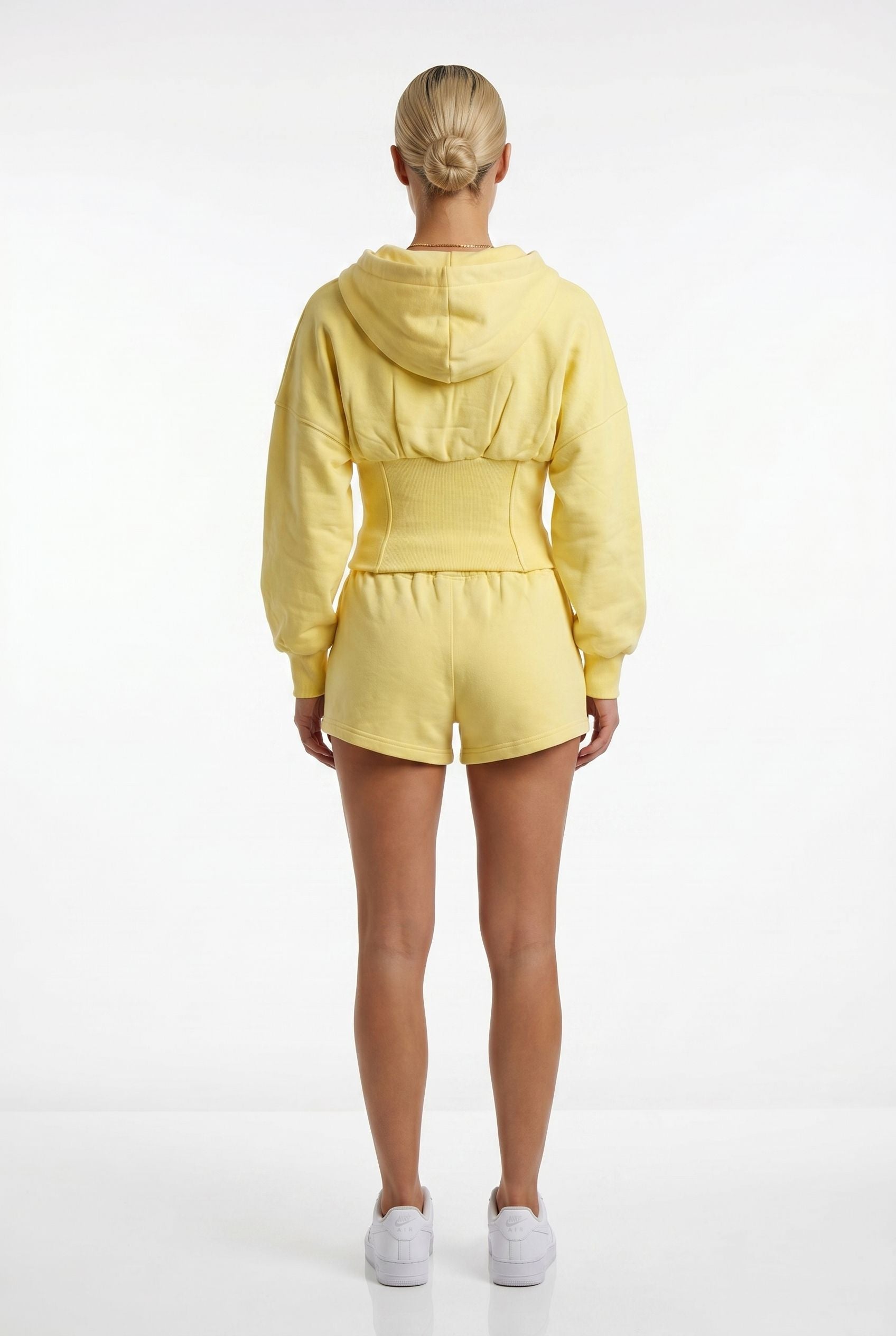 The Sculpted Short Set in yellow