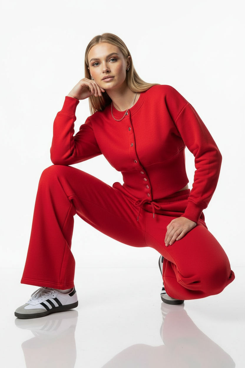 The Form Lounge Set in Red