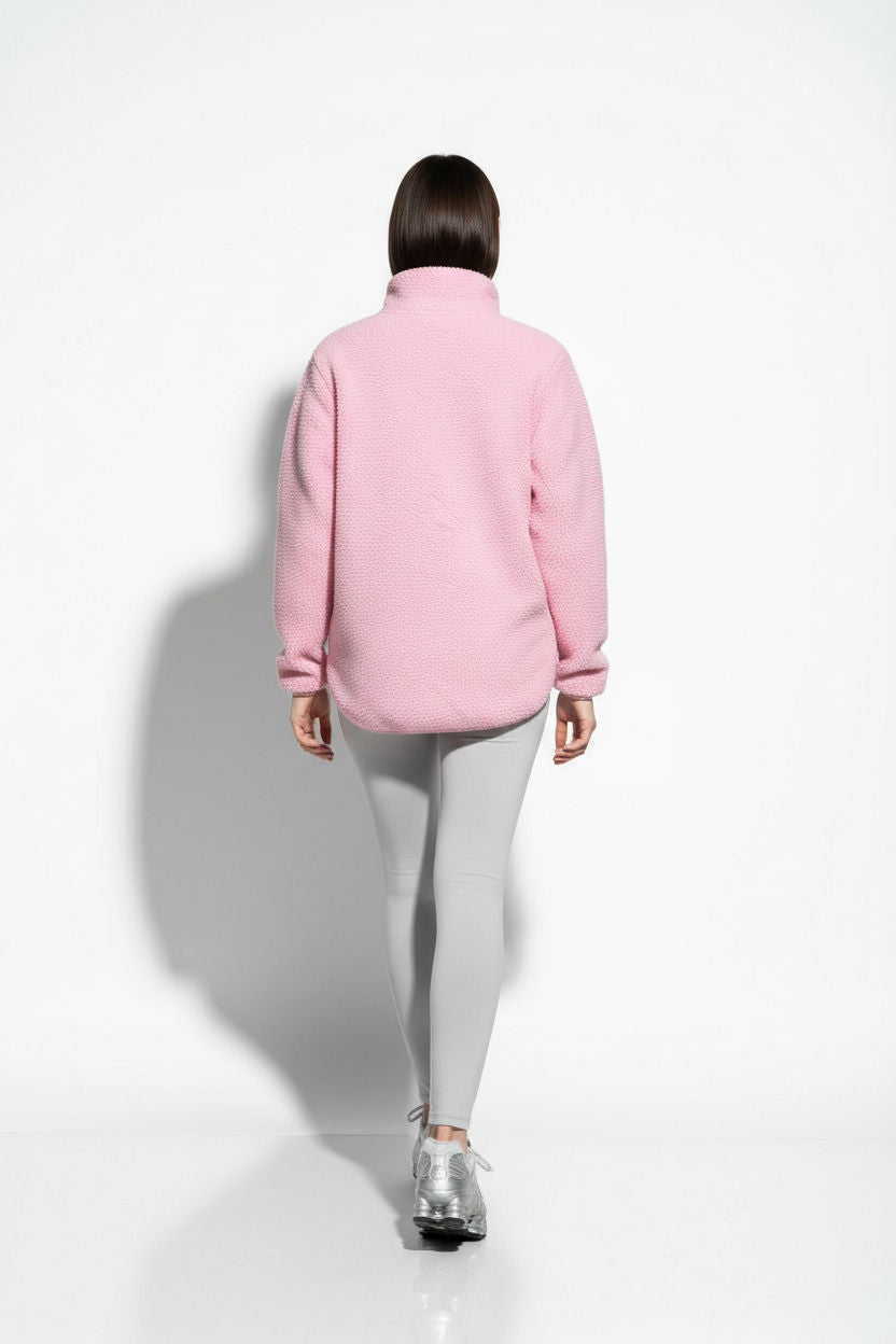The Chroma Fleece In Bubblegum Pink