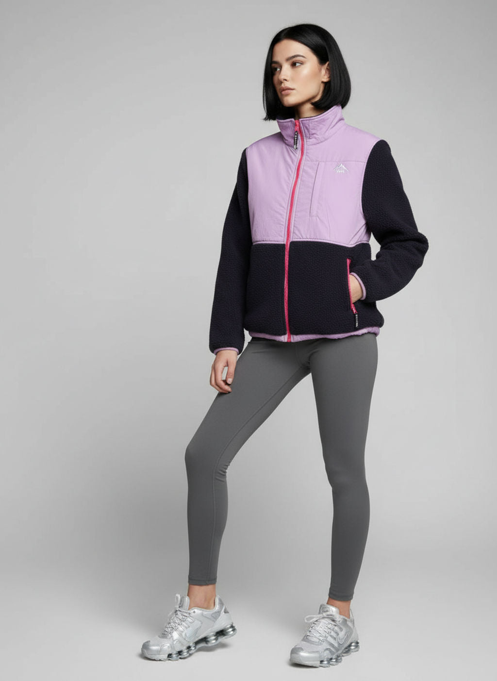 The AeroTherm Fleece in Navy/Purple