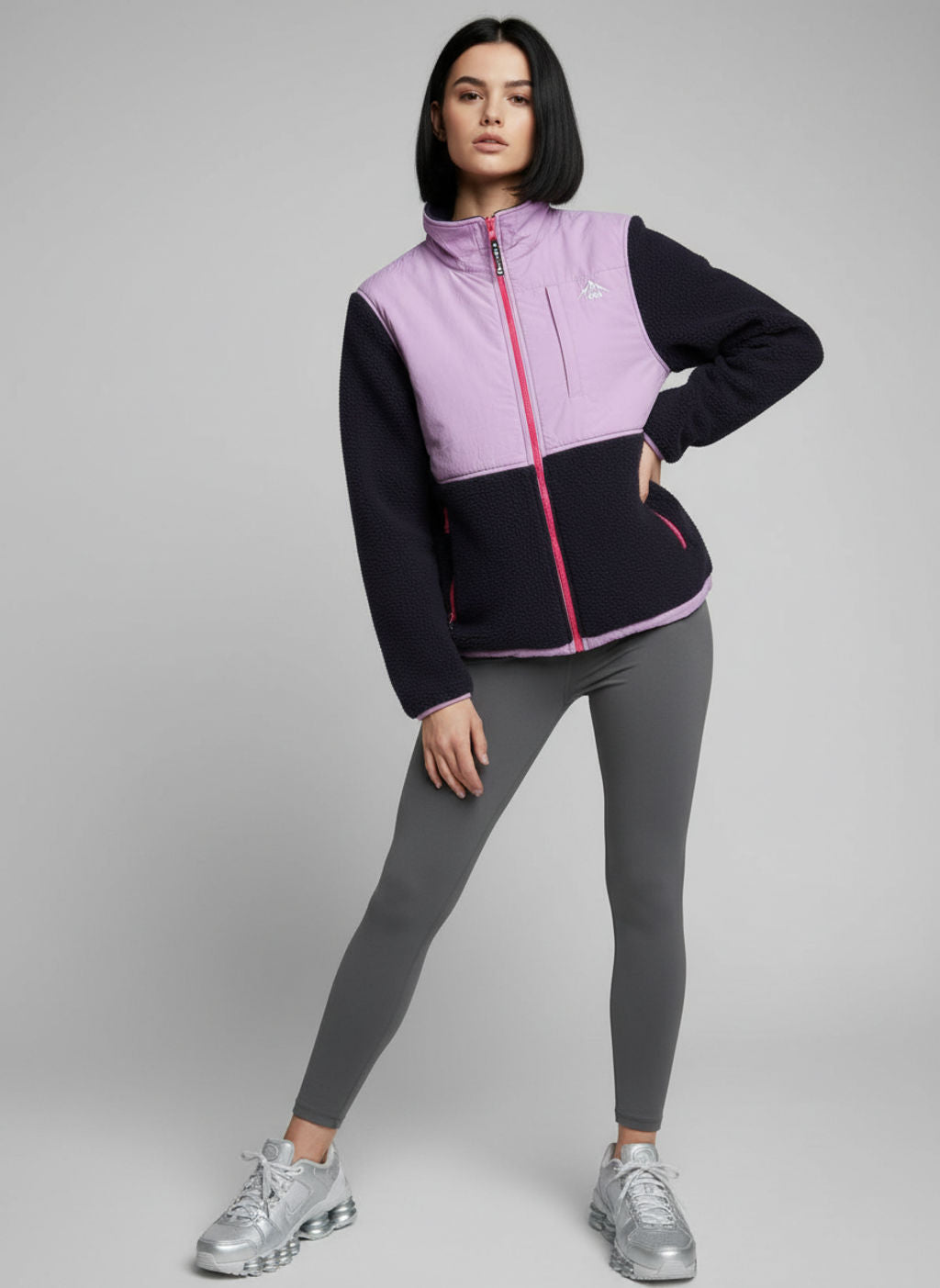 The AeroTherm Fleece in Navy/Purple