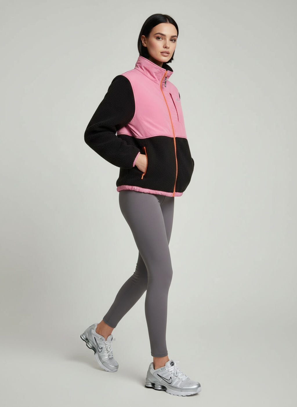 The AeroTherm Fleece in Pink/Black