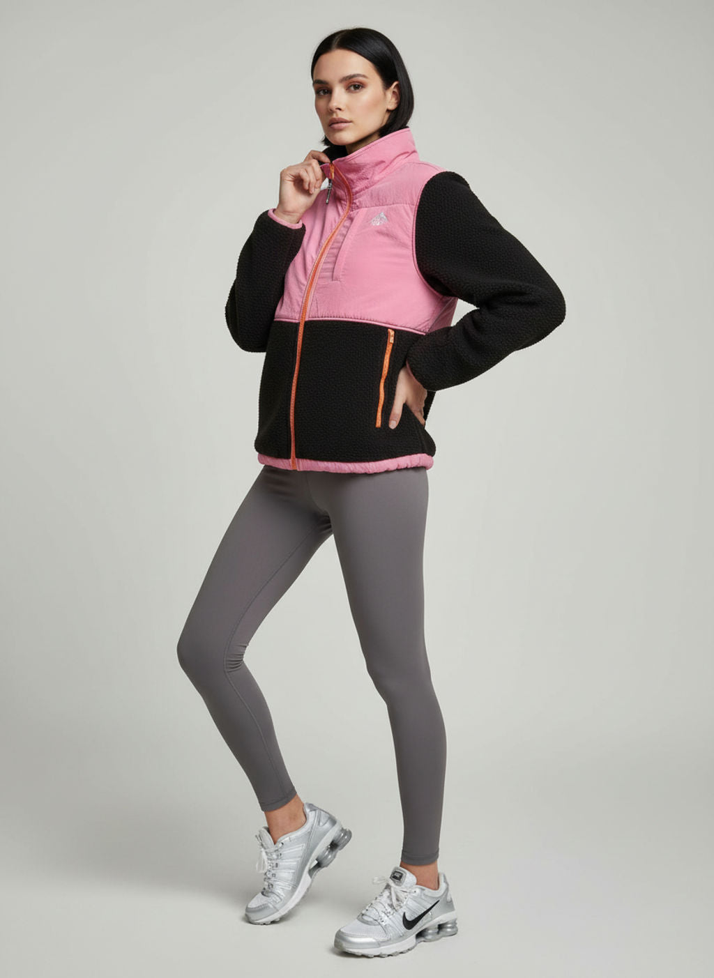 The AeroTherm Fleece in Pink/Black
