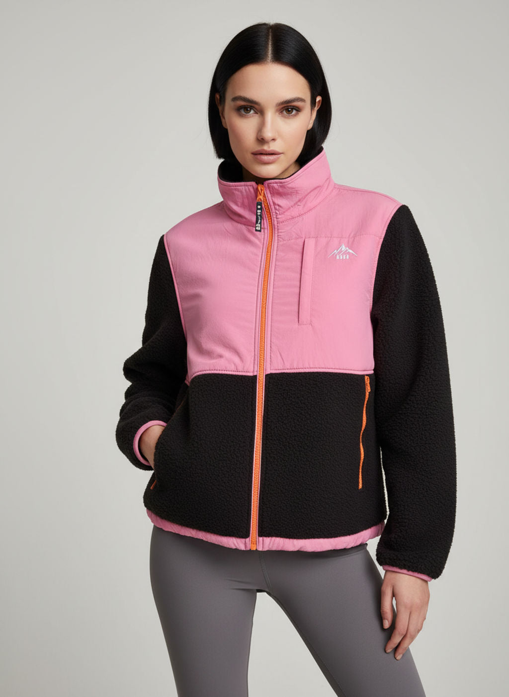 The AeroTherm Fleece in Pink/Black