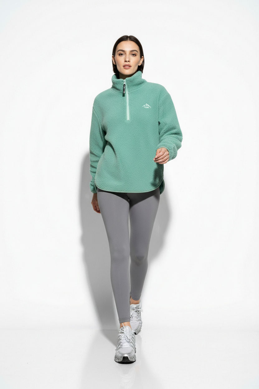 The Chroma Fleece In Teal