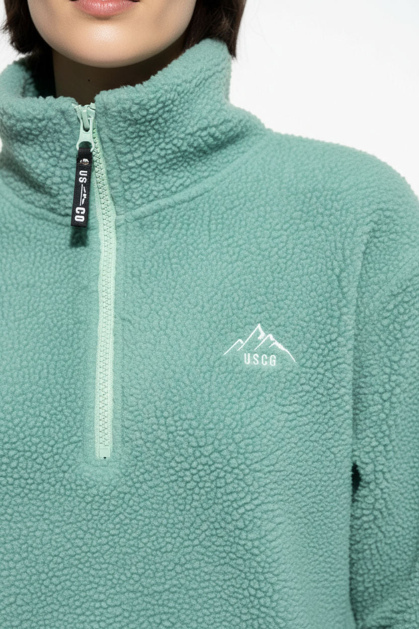 The Chroma Fleece In Teal