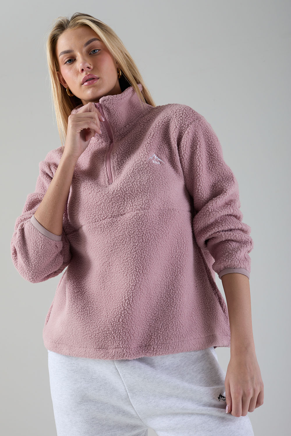 Molly Fleece In Mauve